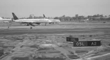 Flughafen Landebahn Flughafen
